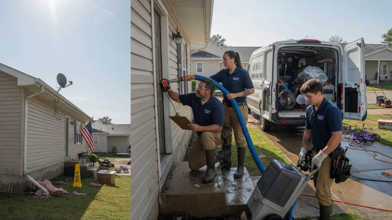 Ceiling Water Damage Restoration in Novelty, MO near me